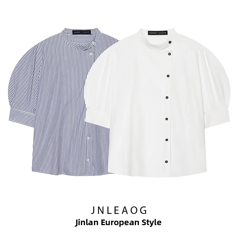 JNLEAOG Fashionable Summer New Women's Shirt Buttoned Silk Twill Loose Fit Commute Style Five Sleeve Polyester Fiber
JNLEAOG Fashionable Summer New Women's Shirt Buttoned Silk Twill Loose Fit Commute Style Five Sleeve Polyester Fiber