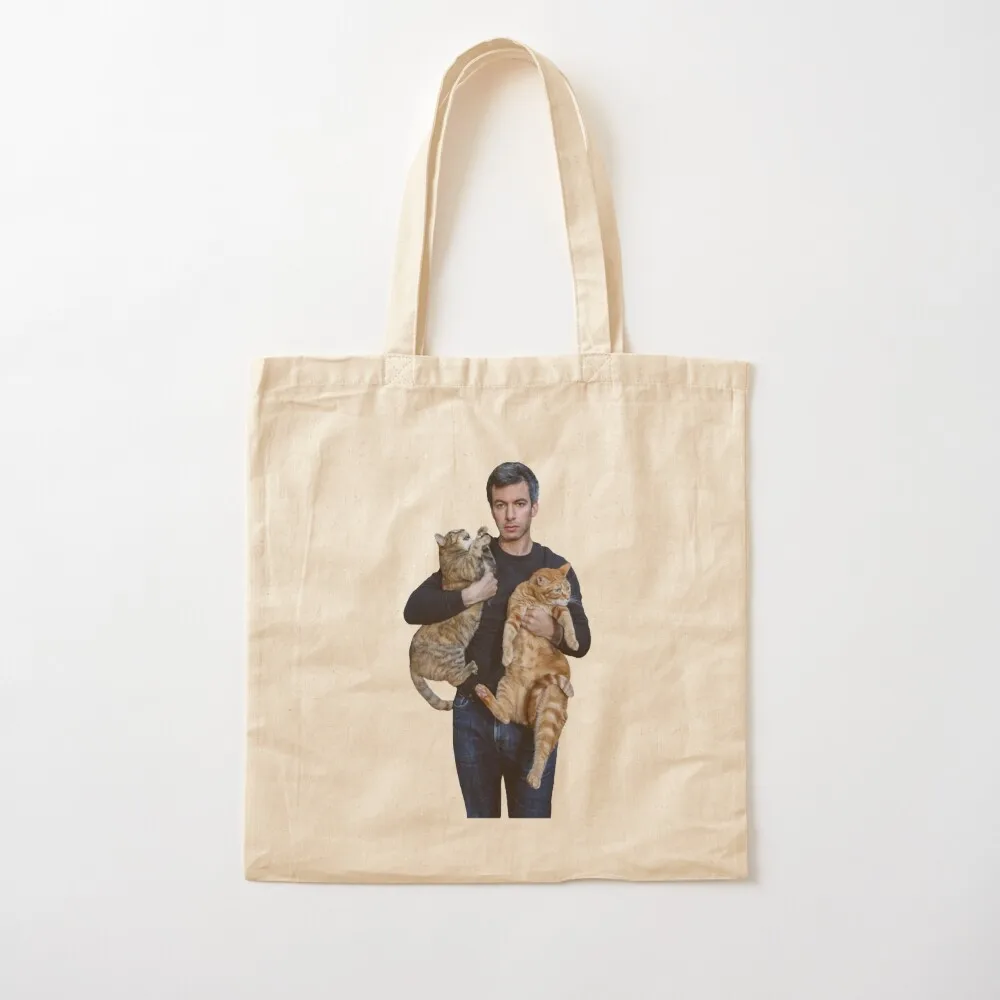 Nathan Fielder and His Cats Tote Bag bag luxury women reusable grocery bags sacs de shopping university shopper bag
Nathan Fielder and His Cats Tote Bag bag luxury women reusable grocery bags sacs de shopping university shopper bag