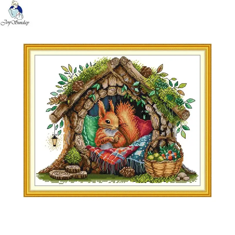 Joy Sunday Factory Store Наборы для вышивки крестом DIY 11CT 14CT HD Наборы для вышивания с принтом Белка Домашний настенный декор Подарки
Joy Sunday Factory Store Наборы для вышивки крестом DIY 11CT 14CT HD Наборы для вышивания с принтом Белка Домашний настенный декор Подарки
