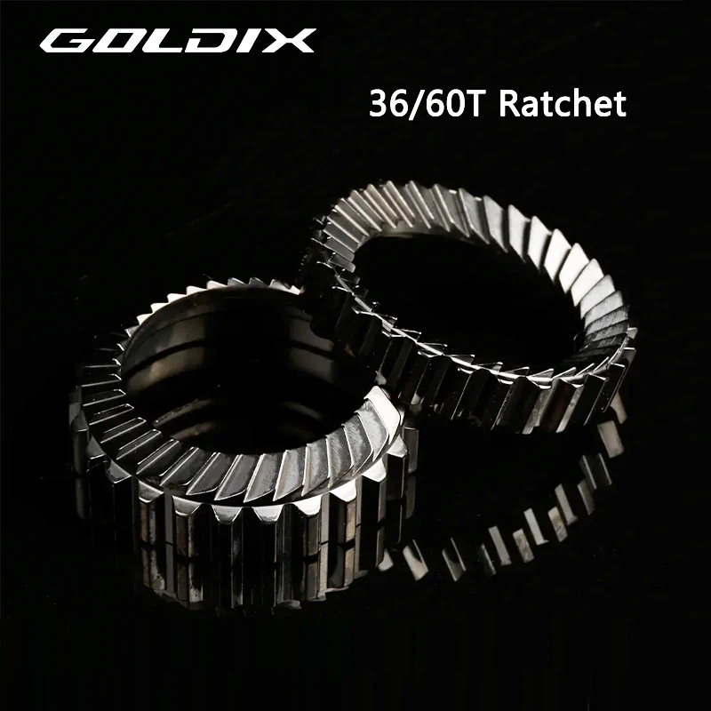 GOLDIX Spiral Bike Hub Ratchet - 36T/60T, Compatible with 370/350/310/180/160 Series, Ideal for MTB/Road Bikes
GOLDIX Spiral Bike Hub Ratchet - 36T/60T, Compatible with 370/350/310/180/160 Series, Ideal for MTB/Road Bikes
