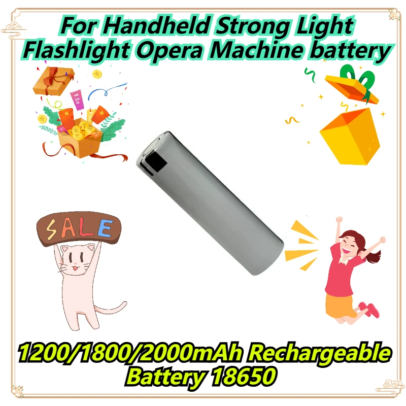 1200/1800/2000mAh Rechargeable Battery 18650 For Handheld Strong Light Flashlight Opera Machine battery
1200/1800/2000mAh Rechargeable Battery 18650 For Handheld Strong Light Flashlight Opera Machine battery