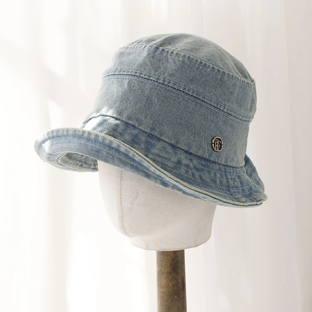Bucket Hat Denim Women Wide Brim Cap Summer Sun Protection Windproof Accessory For Outdoor Holiday Spring
Bucket Hat Denim Women Wide Brim Cap Summer Sun Protection Windproof Accessory For Outdoor Holiday Spring