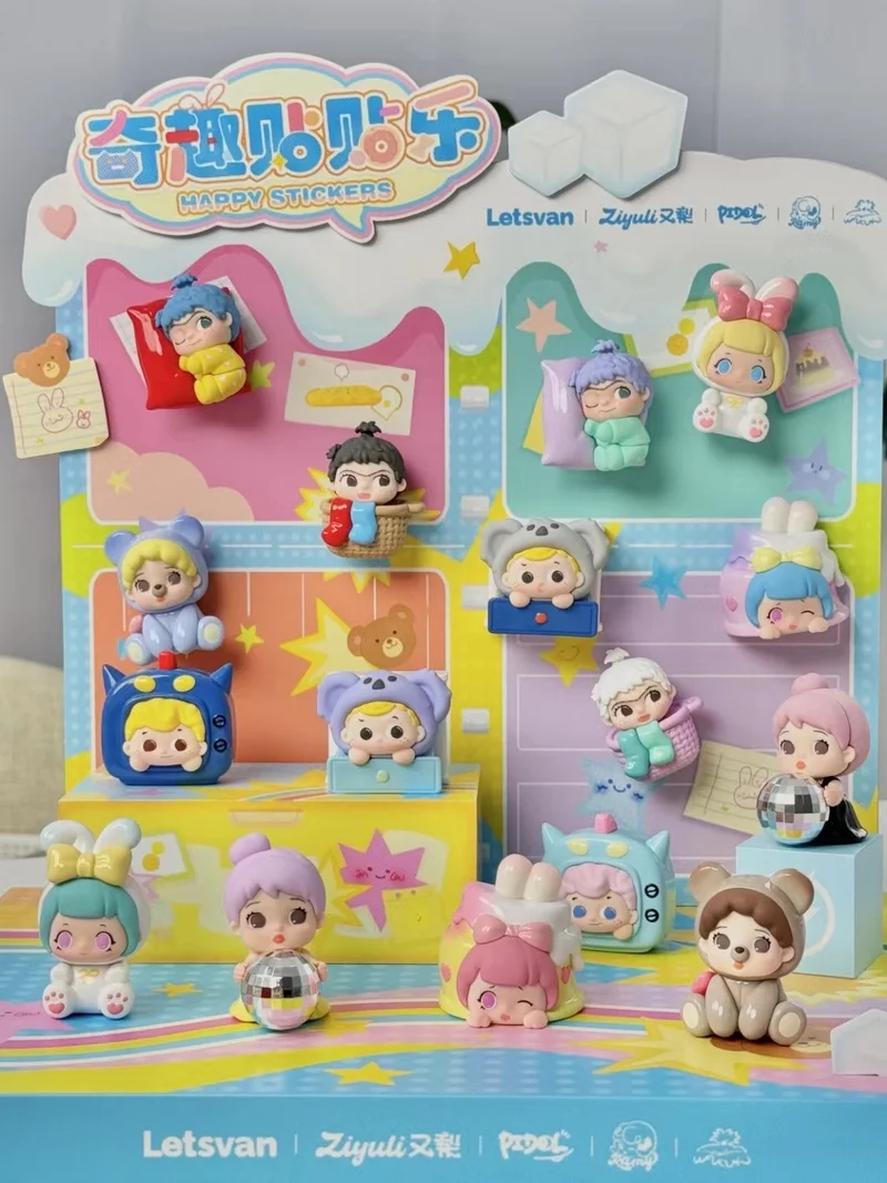 Letsvan Happy наклейки серии магнит на холодильник слепая коробка фигурка Wakuku Ziyuli Pidol Guess Bag Mystery Box игрушки милая аниме-фигурка 
Letsvan Happy наклейки серии магнит на холодильник слепая коробка фигурка Wakuku Ziyuli Pidol Guess Bag Mystery Box игрушки милая аниме-фигурка