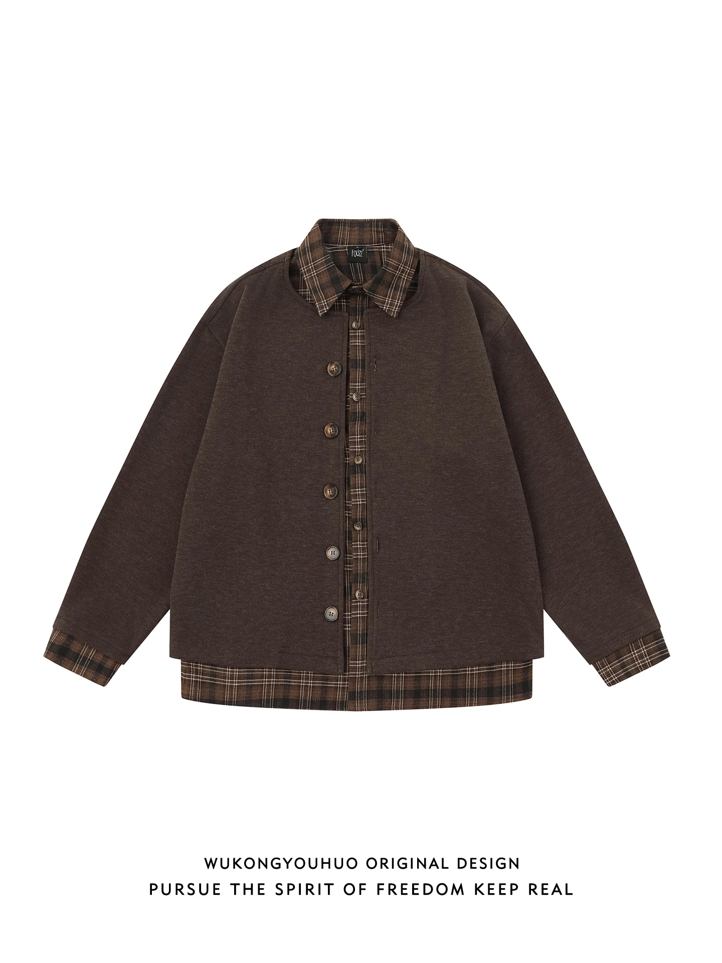 Свободный крой в клетку irt Jaet для мужчин, весенний сезон, повседневная одежда из смеси полиэстера, длинная свеч на пуговицах, молодежная мода
Свободный крой в клетку irt Jaet для мужчин, весенний сезон, повседневная одежда из смеси полиэстера, длинная свеч на пуговицах, молодежная мода