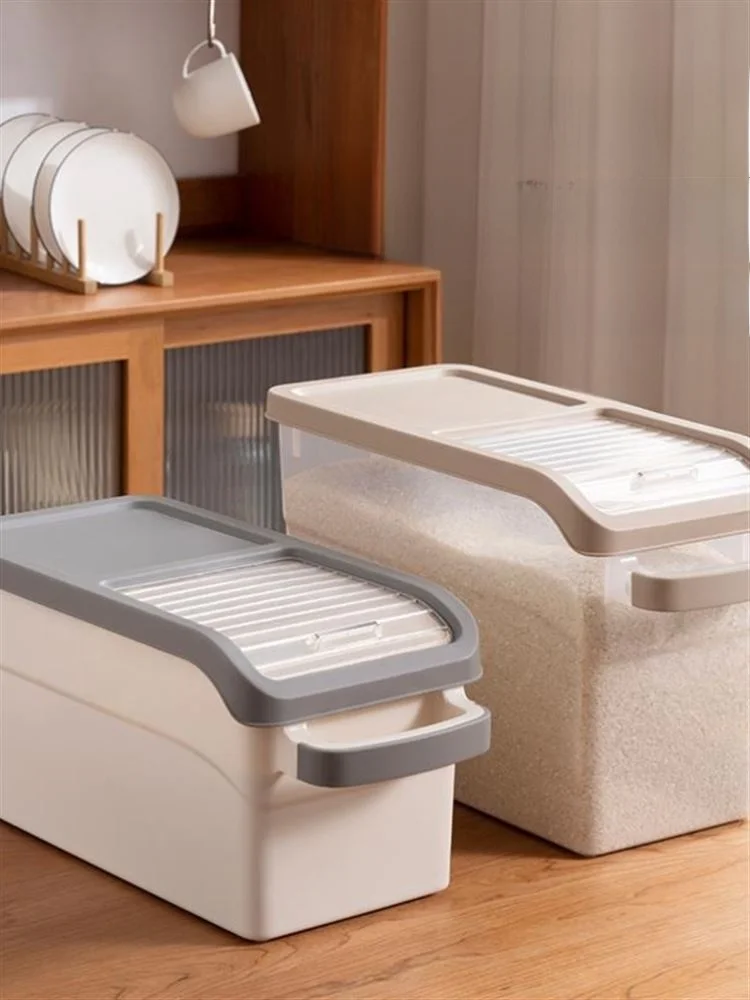 Food Grade Rice Storage Bucket with Sealing Strip And Wheels Home Use Pest Proof Moisture Proof Rice Barrel Pure Color Japane...
Food Grade Rice Storage Bucket with Sealing Strip And Wheels Home Use Pest Proof Moisture Proof Rice Barrel Pure Color Japane...