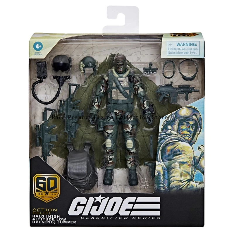G.I.JOE G.I. Joe 60th Anniversary Paratrooper Jumper 6-Inch Articulated Action Figure Model Toy Collectible
G.I.JOE G.I. Joe 60th Anniversary Paratrooper Jumper 6-Inch Articulated Action Figure Model Toy Collectible