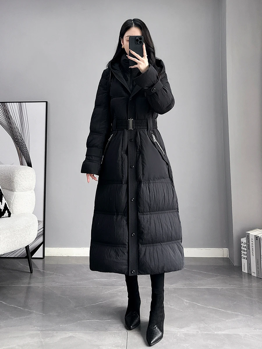 Зимнее пальто 2025 года: Новинка! Премиум-класс, удлиненное, с капюшоном, на пуху, до колен, приталенное, теплое, для повседневной носки, белое.
Зимнее пальто 2025 года: Новинка! Премиум-класс, удлиненное, с капюшоном, на пуху, до колен, приталенное, теплое, для повседневной носки, белое.