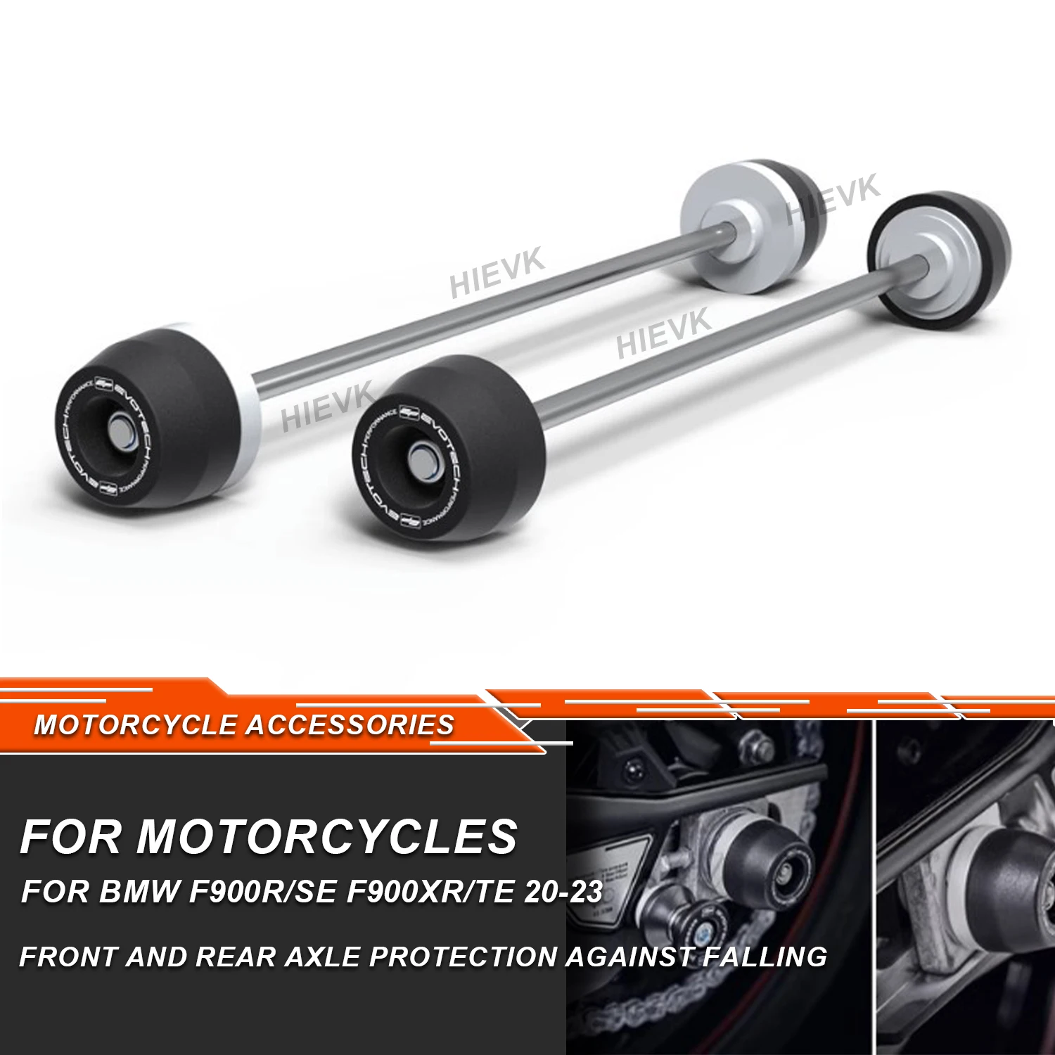 Motorcycle Front And Rear Wheel Protector Axle Fork Anti-collision Slider Suitable For BMW F900R/SE F900XR/TE 20-23
Motorcycle Front And Rear Wheel Protector Axle Fork Anti-collision Slider Suitable For BMW F900R/SE F900XR/TE 20-23