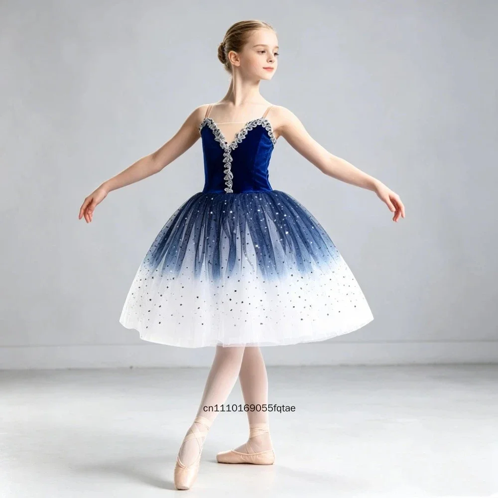 Ladies Girls Kids Long Romantic Floral Suspender Tutu Dress Swan Lake Fairy Ballet Costume For Stage Performance Dance Wear
Ladies Girls Kids Long Romantic Floral Suspender Tutu Dress Swan Lake Fairy Ballet Costume For Stage Performance Dance Wear