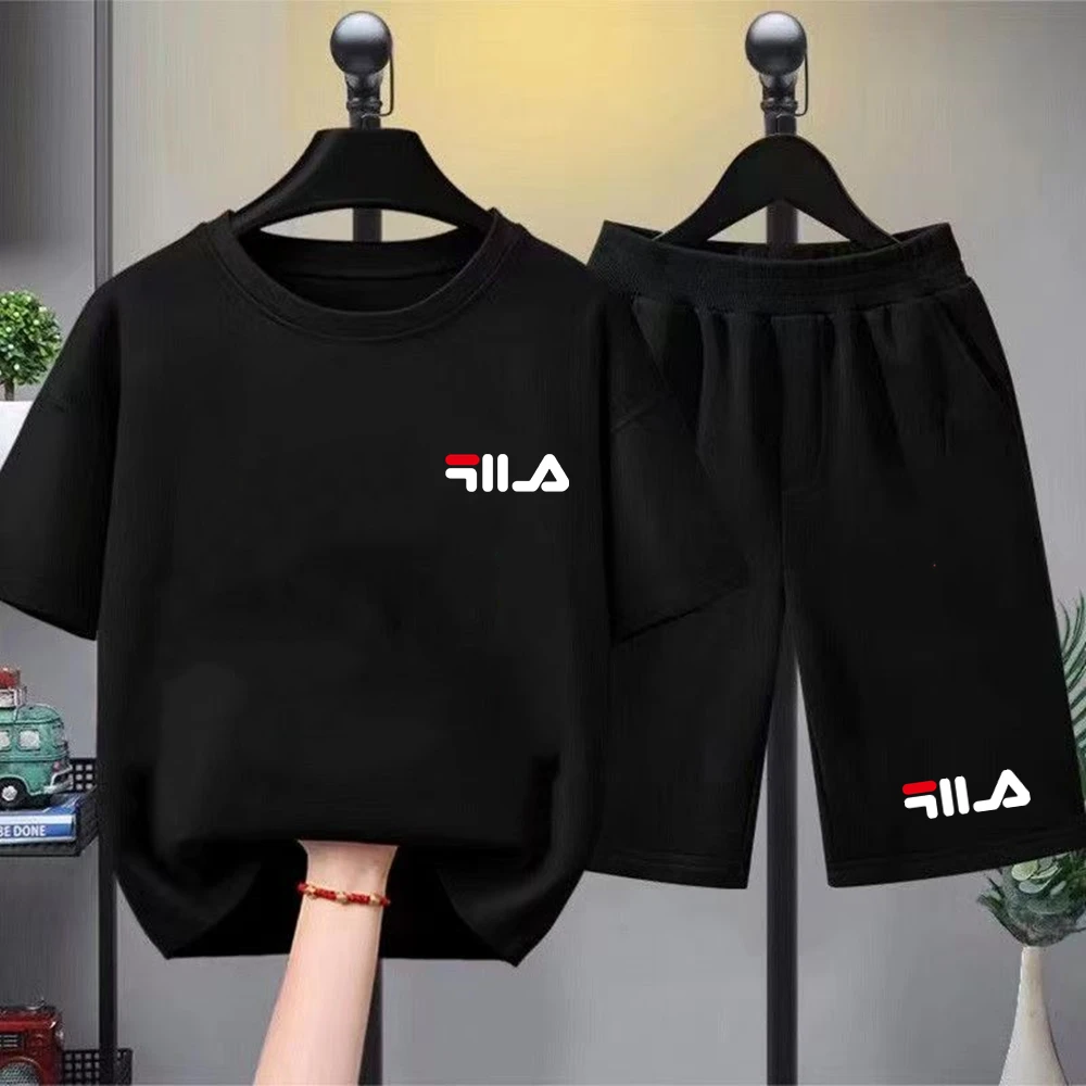Summer Brand White T-shirt+Shorts Two-piece set Kids New Clothing Fashion Boy Girl3-12Yrs Sports Short-sleeved Casual Set
Summer Brand White T-shirt+Shorts Two-piece set Kids New Clothing Fashion Boy Girl3-12Yrs Sports Short-sleeved Casual Set