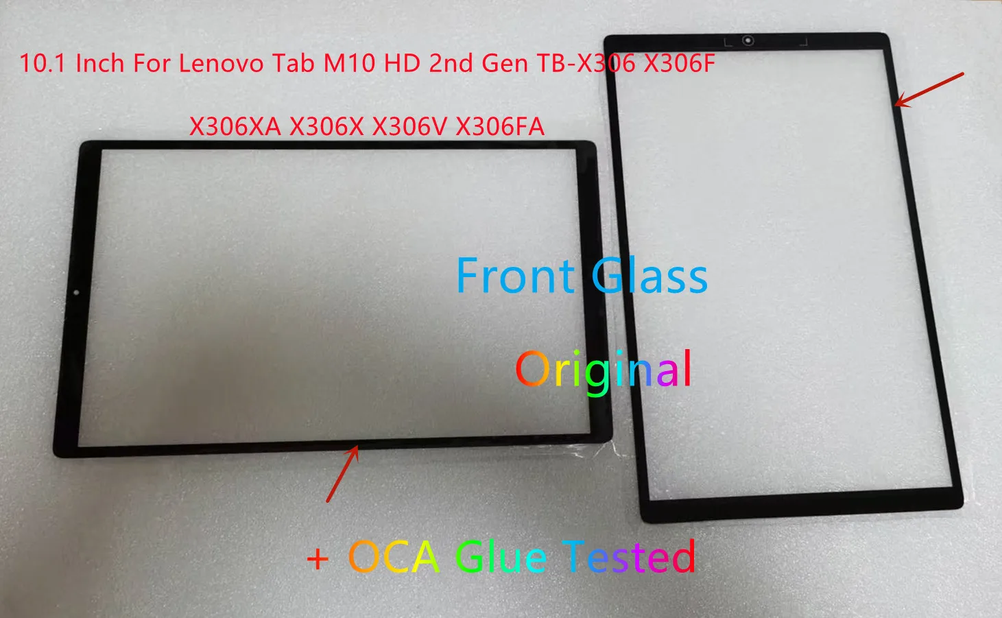 Новый 10,1-дюймовый сенсорный экран для Lenovo Tab M10 HD 2-го поколения TB-X306 X306F X306XA X306X X306V X306FA, переднее стекло + клей OCA, протестирован
Новый 10,1-дюймовый сенсорный экран для Lenovo Tab M10 HD 2-го поколения TB-X306 X306F X306XA X306X X306V X306FA, переднее стекло + клей OCA, протестирован