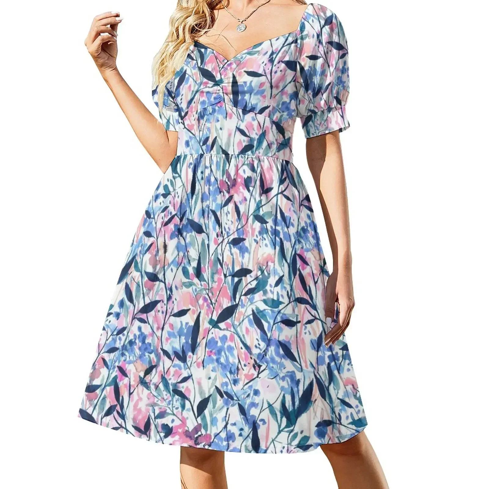 Wandering Wildflowers Blue Short-Sleeved Dress Dress vintage women clothing 2025 new arrivals Dress
Wandering Wildflowers Blue Short-Sleeved Dress Dress vintage women clothing 2025 new arrivals Dress