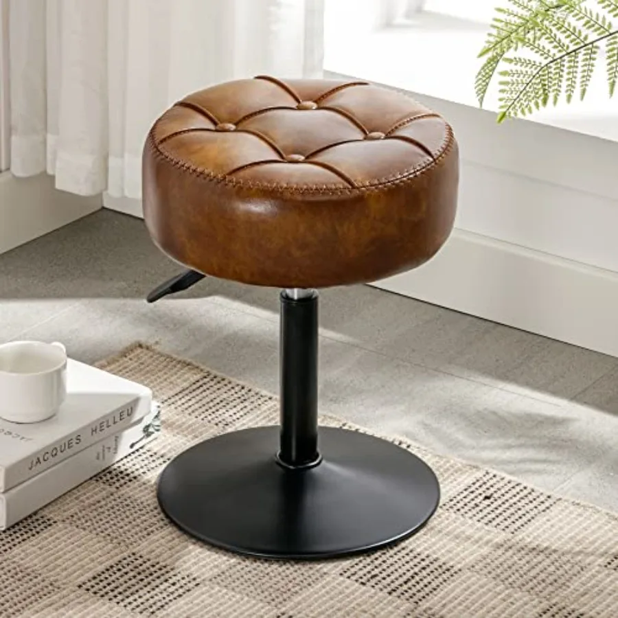 Adjustable Vanity Stool, 360°Swivel Vanity Chair for Makeup Room, Stool Chair for Vanity, Small Faux Leather Vanity Stools for
Adjustable Vanity Stool, 360°Swivel Vanity Chair for Makeup Room, Stool Chair for Vanity, Small Faux Leather Vanity Stools for