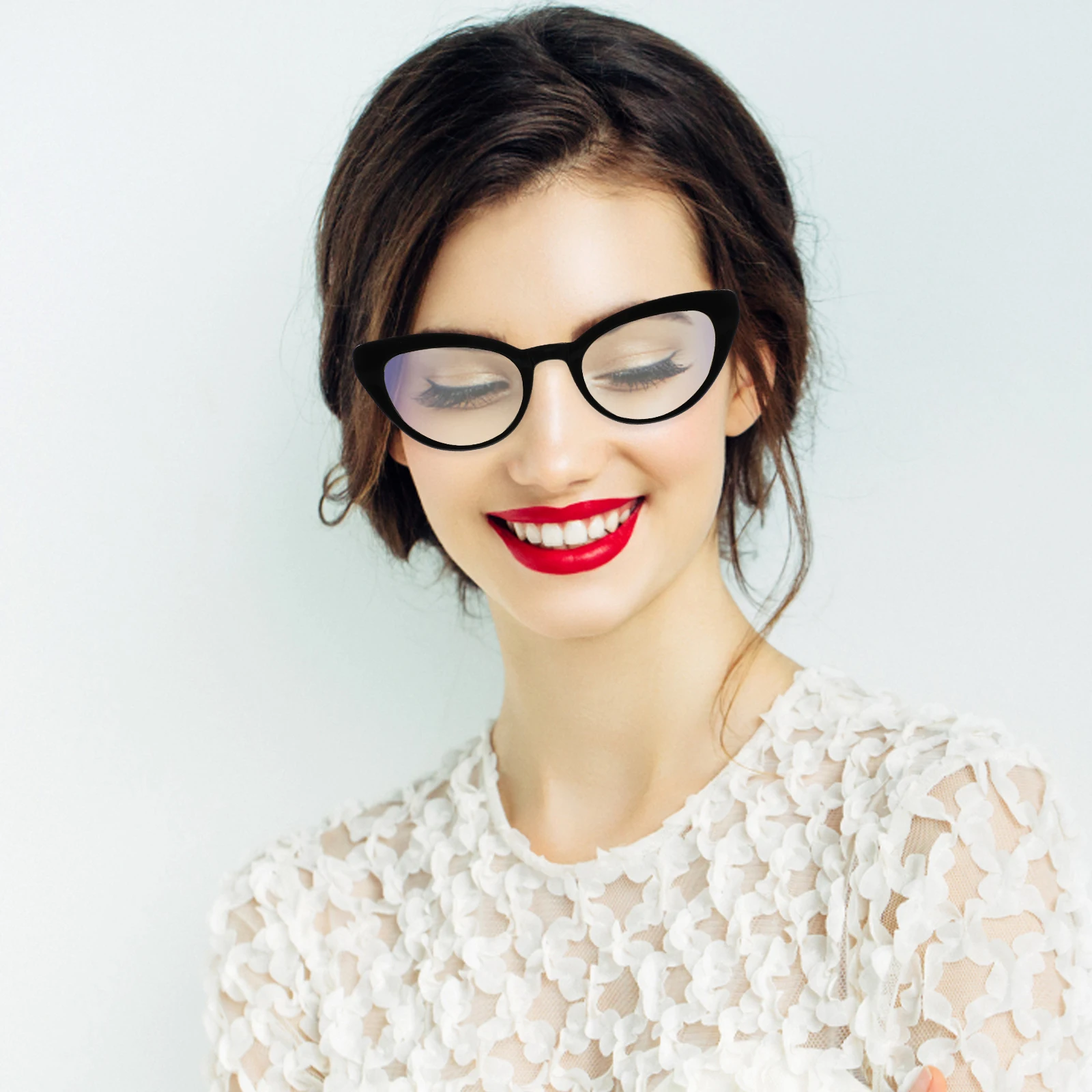 1 pc Cat Eye Anti-Blue Light Glasses For Women Comfortable Fit Anti-Slip Design Fashionable Eyewear Eye Protection
1 pc Cat Eye Anti-Blue Light Glasses For Women Comfortable Fit Anti-Slip Design Fashionable Eyewear Eye Protection