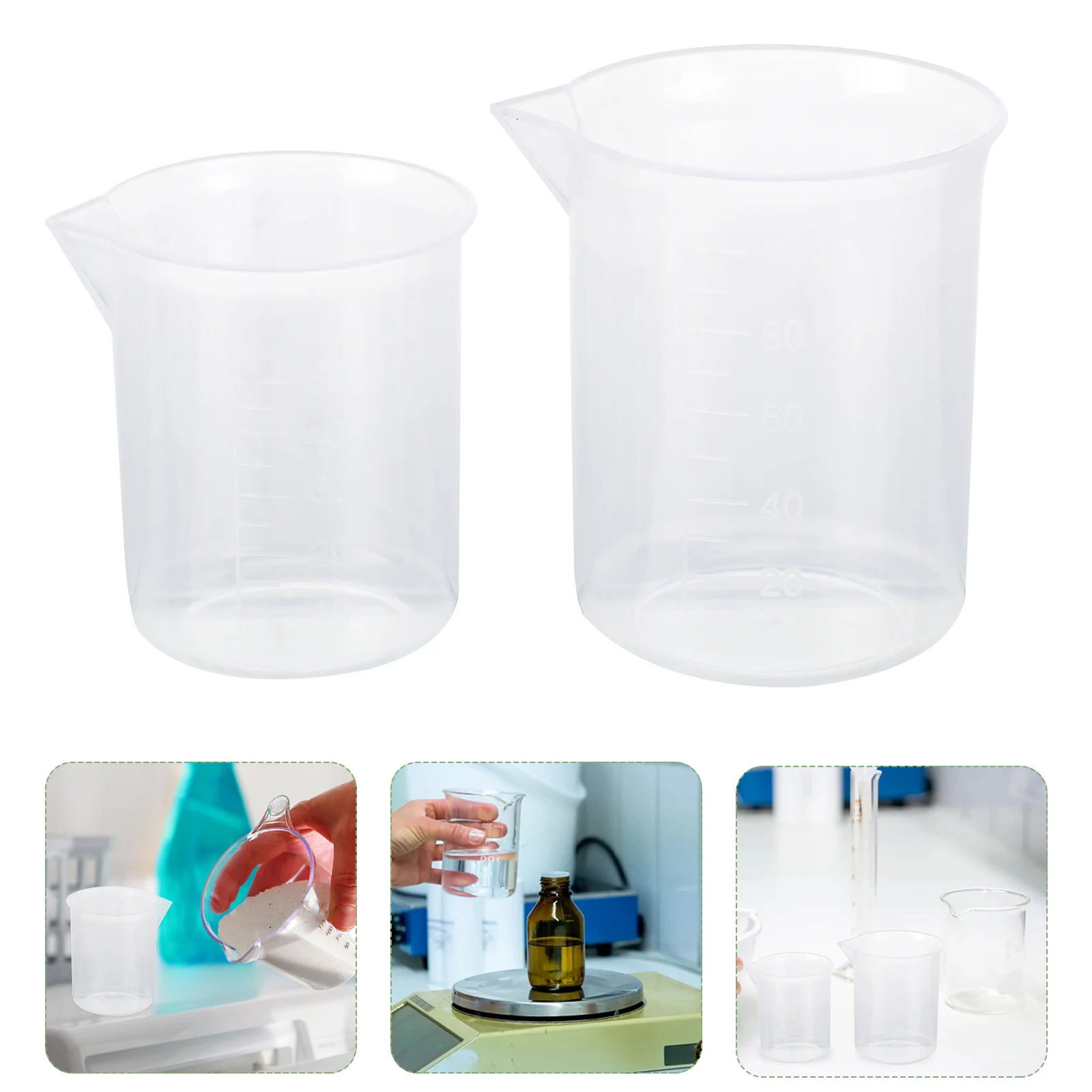 10pcs 100Ml 50Ml Measuring Cups Set White Plastic Beaker Graduated Lab Kitchen Specimen Container Lightweight Scale
10pcs 100Ml 50Ml Measuring Cups Set White Plastic Beaker Graduated Lab Kitchen Specimen Container Lightweight Scale