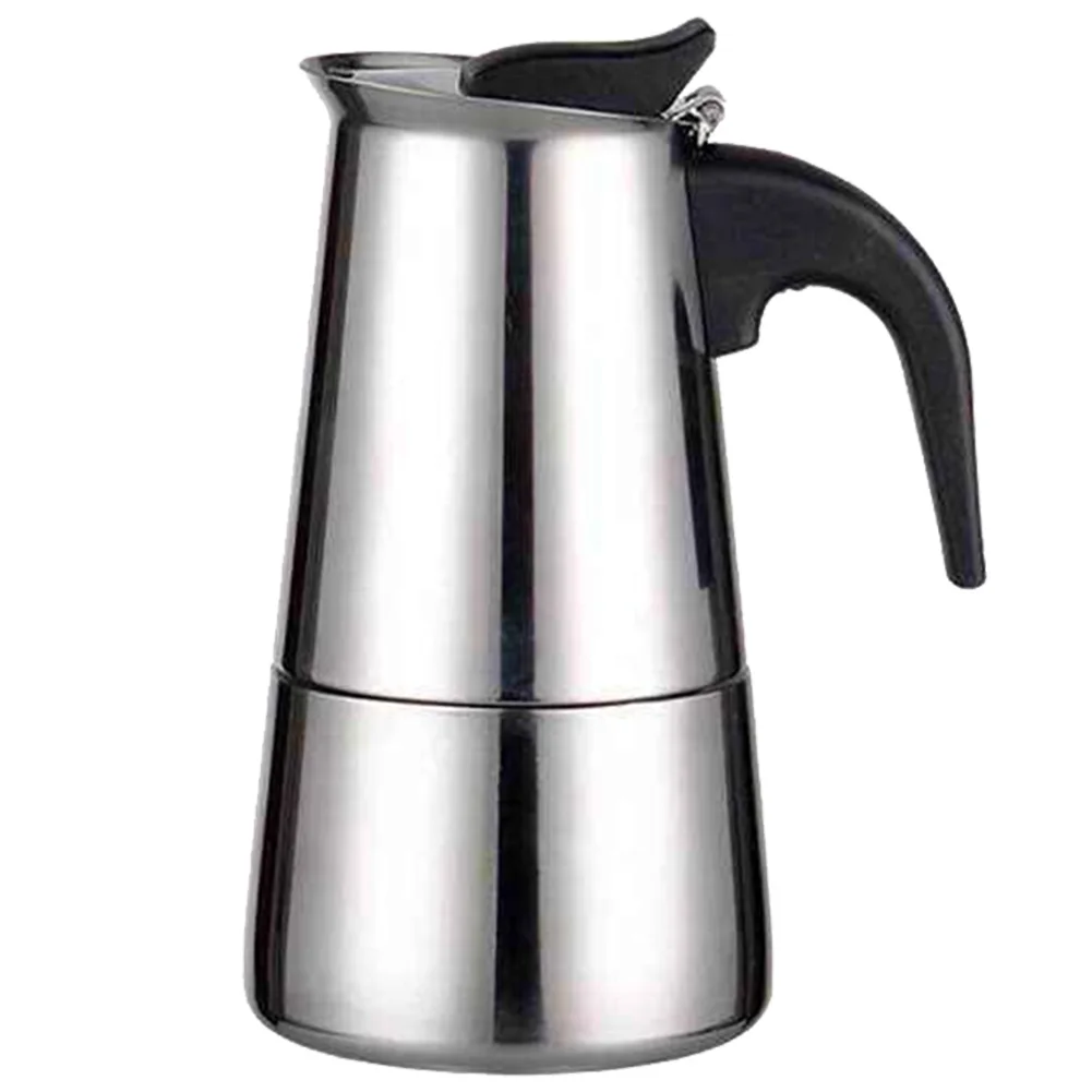 Moka Pot Coffee Maker in Premium Stainless Steel Designed for Safe Brewing and Enhanced Coffee Flavor Extraction
Moka Pot Coffee Maker in Premium Stainless Steel Designed for Safe Brewing and Enhanced Coffee Flavor Extraction