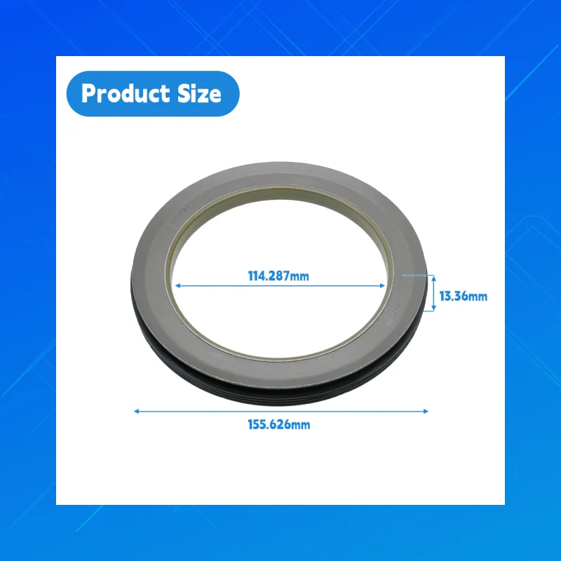 DMHUI high-quality oil seal OEM RE31702, with dimensions of 114.277x155.626x13.36mm, is suitable for ESP P/N SP-450000100225-NCO 
DMHUI high-quality oil seal OEM RE31702, with dimensions of 114.277x155.626x13.36mm, is suitable for ESP P/N SP-450000100225-NCO
