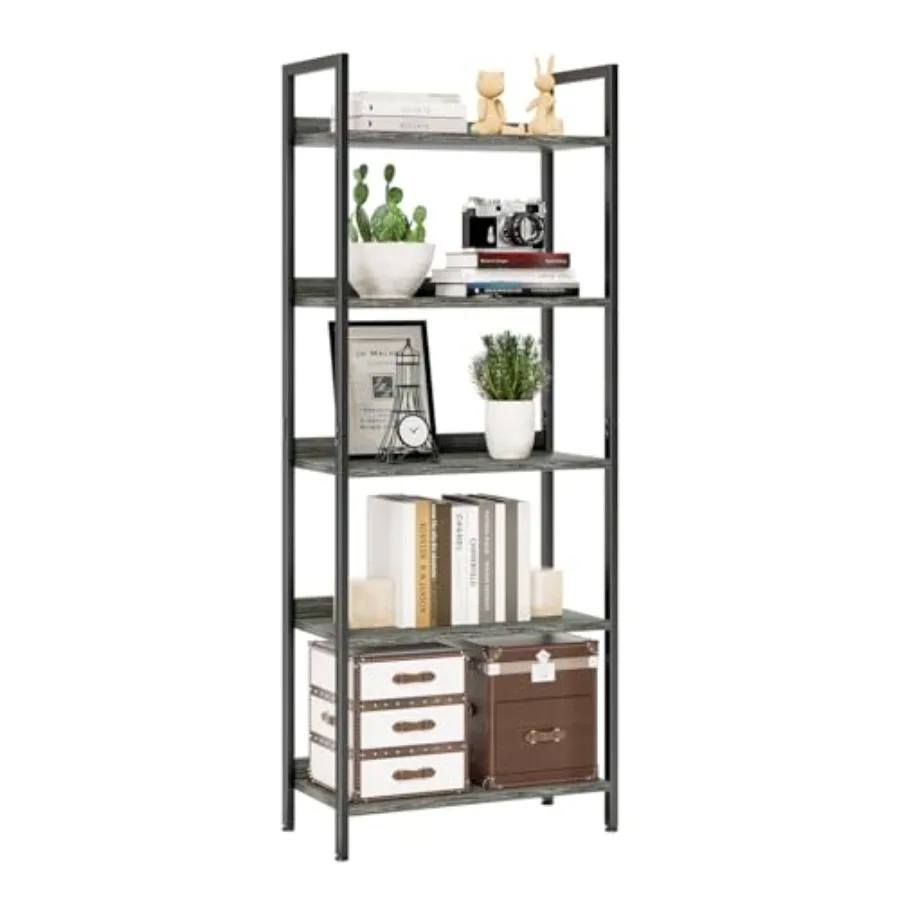 5 Tier Bookshelf Home Office Bookcase Shelf Storage Organizer Free Standing Storage Shelving Unit for Bedroom Living Room and H
5 Tier Bookshelf Home Office Bookcase Shelf Storage Organizer Free Standing Storage Shelving Unit for Bedroom Living Room and H