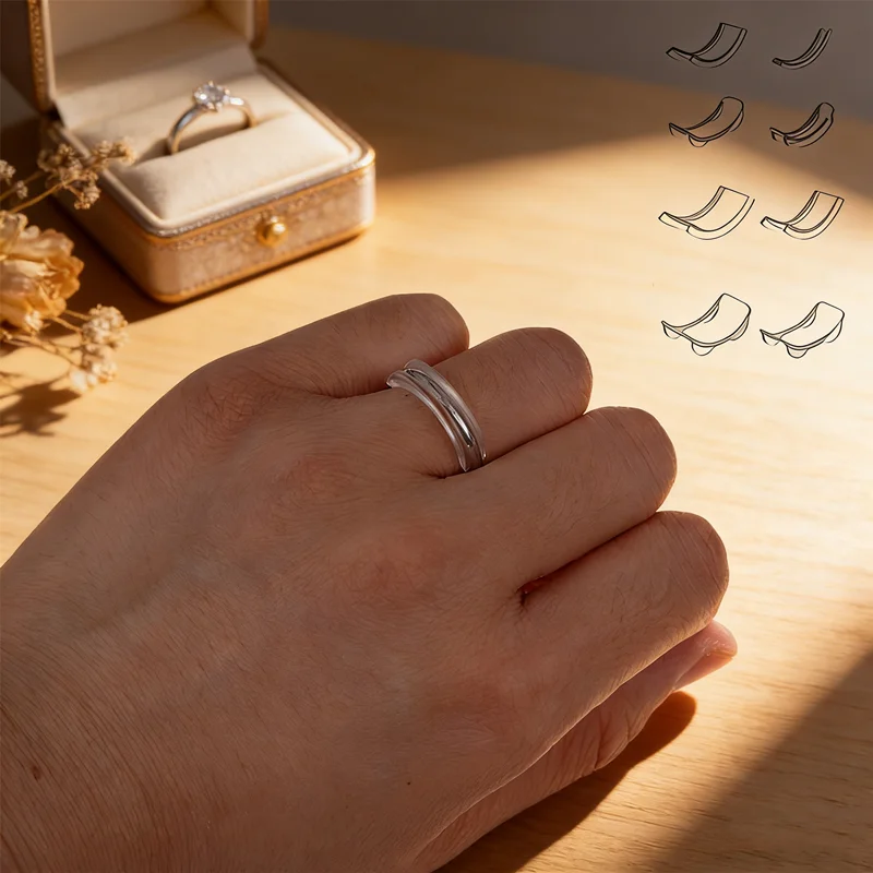 Universal Ring Size Reducer Kit 8 Transparent Adjuster for Any Metal Ring A Thoughtful Solution for Weight Loss Inherited Ring
Universal Ring Size Reducer Kit 8 Transparent Adjuster for Any Metal Ring A Thoughtful Solution for Weight Loss Inherited Ring