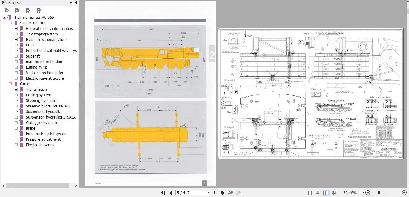 SpecDiag для Terex Demag Crane Полная модель обслуживания По руководство технической подготовки, по диагностике и руководство по эксплуатации
SpecDiag для Terex Demag Crane Полная модель обслуживания По руководство технической подготовки, по диагностике и руководство по эксплуатации