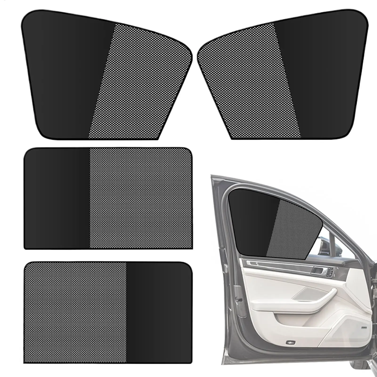 Side Window Sun Shade Magnetic UV Blocking Screen Vehicle Heat Protection Cover Mesh Shield For Automotive Travel Camping
Side Window Sun Shade Magnetic UV Blocking Screen Vehicle Heat Protection Cover Mesh Shield For Automotive Travel Camping