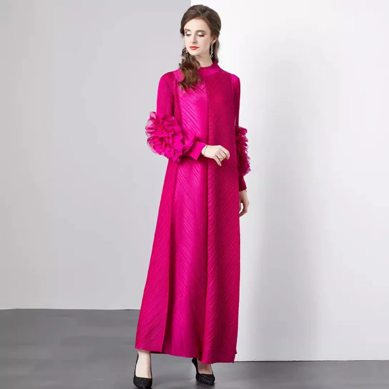2025 Spring Summer New Solid Color Elegant Long Loose Plus Size Pleated Women's Dress C001
2025 Spring Summer New Solid Color Elegant Long Loose Plus Size Pleated Women's Dress C001