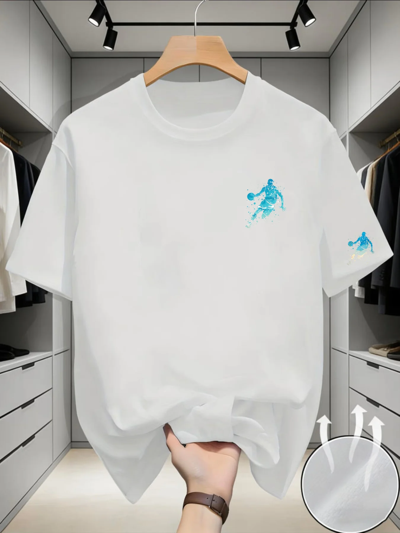 2026Men's summer printed T-shirt - breathable fabric - casual round-neck short-sleeved - running and fitness sports top
2026Men's summer printed T-shirt - breathable fabric - casual round-neck short-sleeved - running and fitness sports top