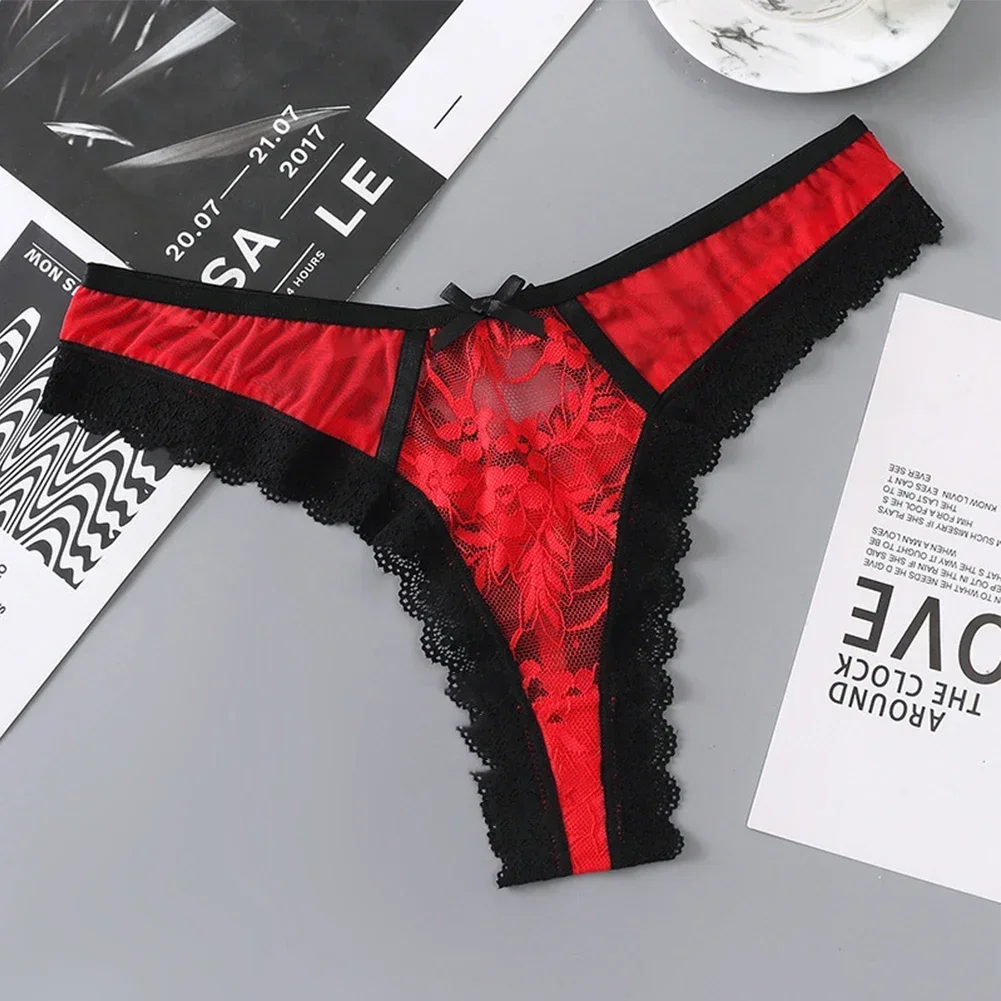 1PCS Lace Sexy Cross Hollow Bow Thong Briefs Transparent Thin Sports Seamless Breathable Female Underwear G-string
1PCS Lace Sexy Cross Hollow Bow Thong Briefs Transparent Thin Sports Seamless Breathable Female Underwear G-string