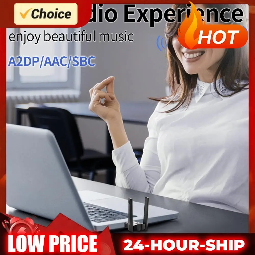 BT 6.0 Dongle Receiver for PC BT Receiver & Transmitter Plug & Play Reconnect 7 Devices Simultaneously for Windows 11/10/8.1
BT 6.0 Dongle Receiver for PC BT Receiver & Transmitter Plug & Play Reconnect 7 Devices Simultaneously for Windows 11/10/8.1
