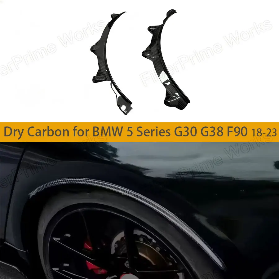 Dry Carbon Fiber Rear Wheel Eyebrow Arch Extension Arch Guards Mud Flaps for BMW 5 series F90 M5 G30 G38
Dry Carbon Fiber Rear Wheel Eyebrow Arch Extension Arch Guards Mud Flaps for BMW 5 series F90 M5 G30 G38