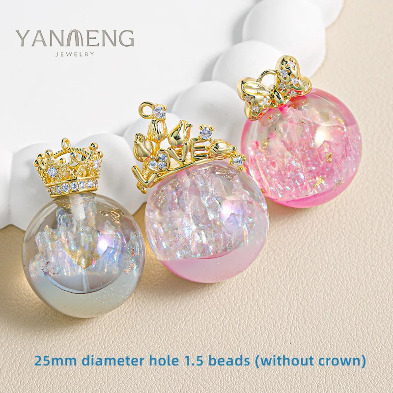 Glacier Bead Castle Transparent Colorful BeadsDIYPendant Sheep Eye Charm Accessories
Glacier Bead Castle Transparent Colorful BeadsDIYPendant Sheep Eye Charm Accessories