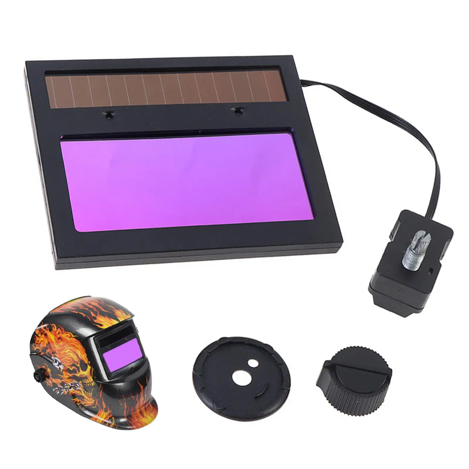 Welding Lens 2x4 Auto Darkening Solar Powered Fixed Shade Lens True Color Filter for Welder Metal Fabricator Professionals
Welding Lens 2x4 Auto Darkening Solar Powered Fixed Shade Lens True Color Filter for Welder Metal Fabricator Professionals
