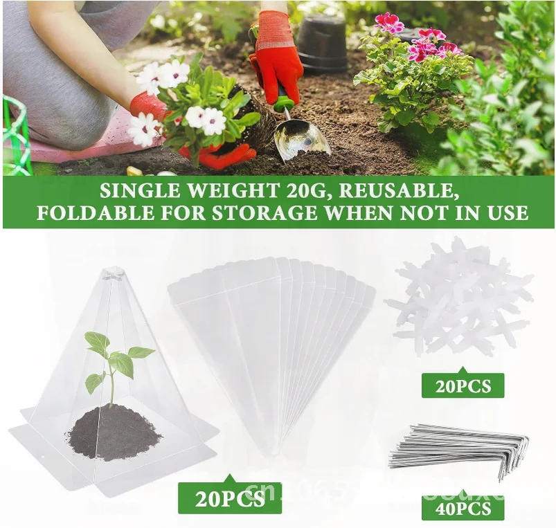 Plant Tapered Green Bell Cover Garden Seedling Cover Protects Plants from Birds Frost Damage
Plant Tapered Green Bell Cover Garden Seedling Cover Protects Plants from Birds Frost Damage