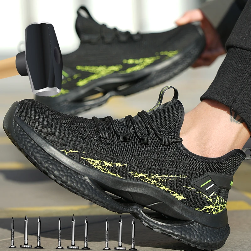 Safety Work Shoes For Men Women Breathable Safety Shoes Steel Toe Work Sneakers Boots Men Anti-Smash Safety Boots Footwear Male
Safety Work Shoes For Men Women Breathable Safety Shoes Steel Toe Work Sneakers Boots Men Anti-Smash Safety Boots Footwear Male
