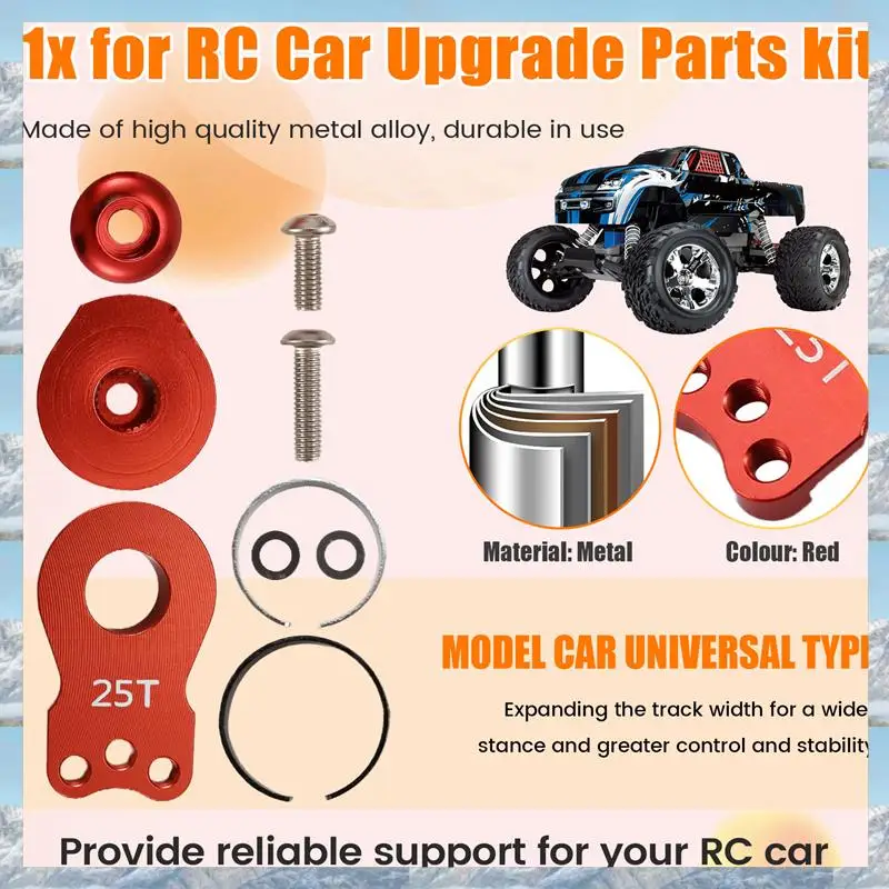 L81A 2025-25T Steering Servo Arm Horn For RC Crawler Car Large Torque Digital Servo Upgrade Parts
L81A 2025-25T Steering Servo Arm Horn For RC Crawler Car Large Torque Digital Servo Upgrade Parts