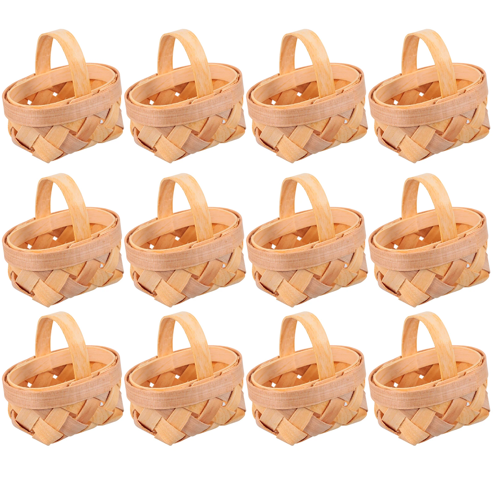 12pcs Mini Wood Chip Woven Baskets Small Wicker Basket Home Decor Living Room Bathroom Closet Playroom Car Storage Solution
12pcs Mini Wood Chip Woven Baskets Small Wicker Basket Home Decor Living Room Bathroom Closet Playroom Car Storage Solution