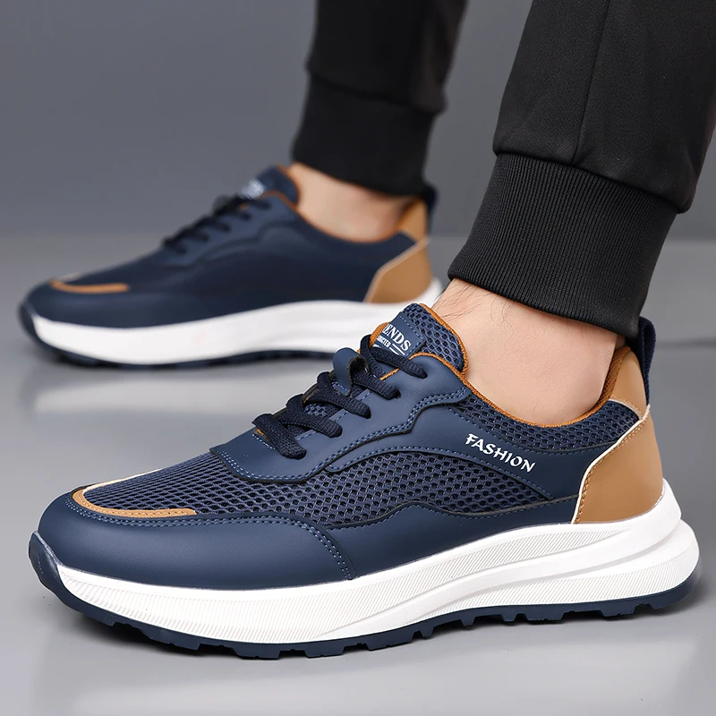 Men's Walking Sports Shoes Mesh Casual Trendy Sports Shoes Shock Absorption Sneakers Running Shoes Male Tennis Skateboard Shoe
Men's Walking Sports Shoes Mesh Casual Trendy Sports Shoes Shock Absorption Sneakers Running Shoes Male Tennis Skateboard Shoe
