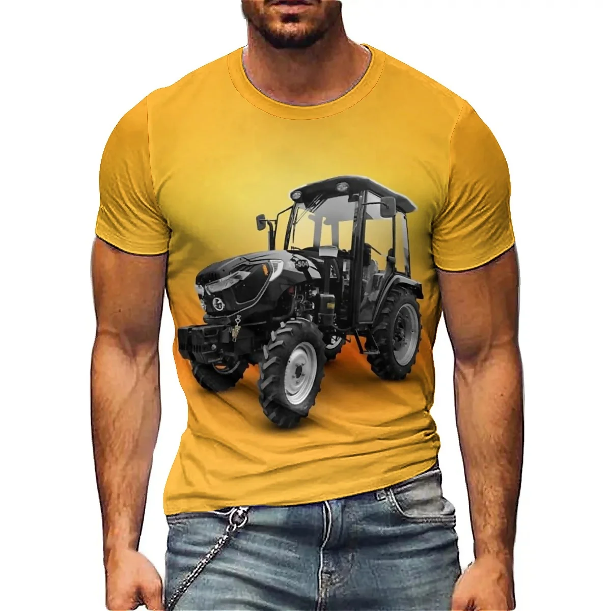Men's Abstract Dizzy 3D Printed Short-Sleeve T-Shirt - All-Season, 3D Shirt, Party Wear, Smooth Fabric
Men's Abstract Dizzy 3D Printed Short-Sleeve T-Shirt - All-Season, 3D Shirt, Party Wear, Smooth Fabric