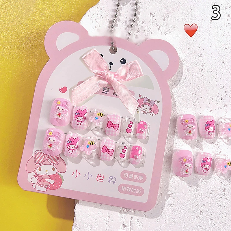 Hello Kitty False Nail Kawaii Sanrio Accessories Anime Y2k Kuromi Filler False Nail Design Removable Manicure Jewelry Girl Gift
Hello Kitty False Nail Kawaii Sanrio Accessories Anime Y2k Kuromi Filler False Nail Design Removable Manicure Jewelry Girl Gift