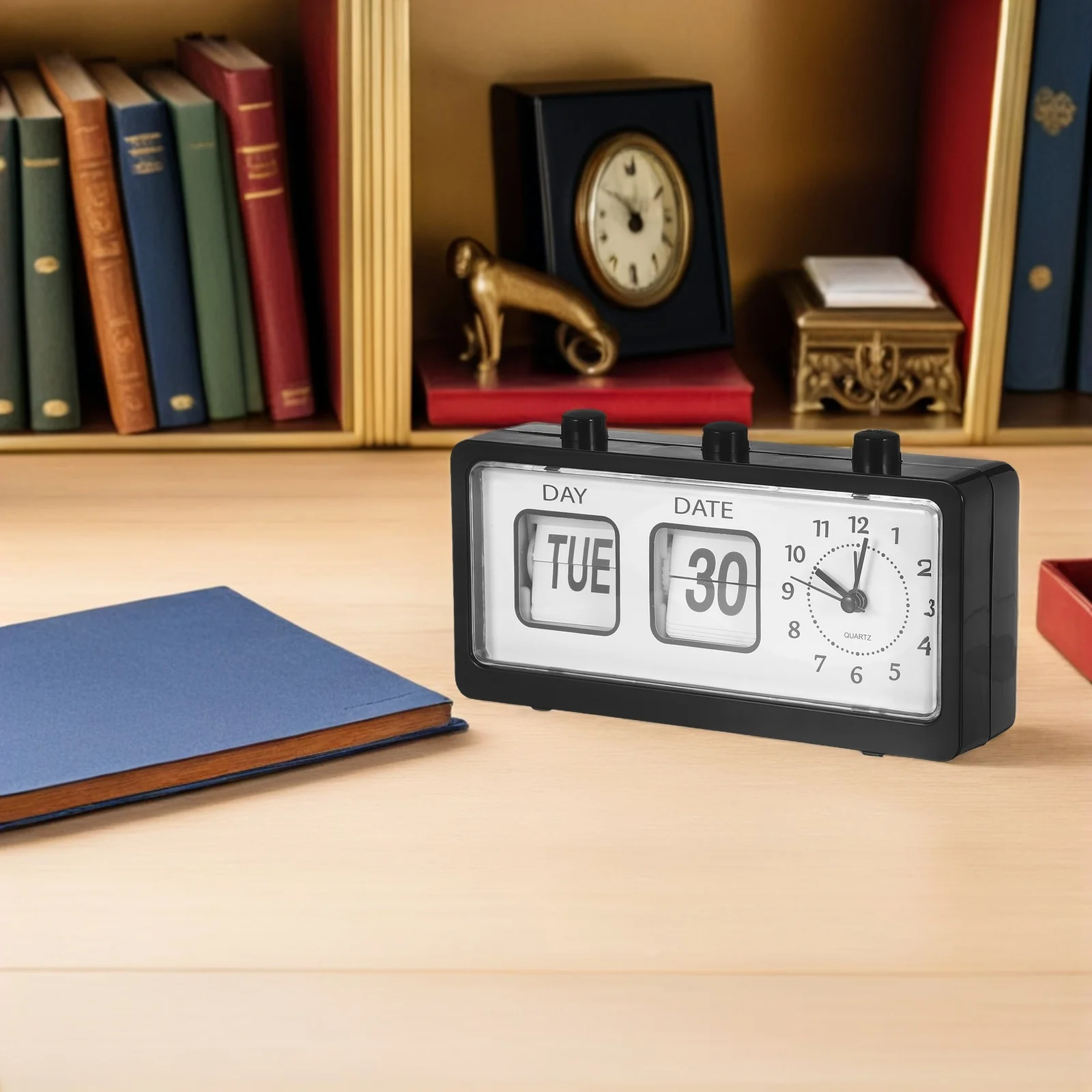 Retro Manual Flip Clock Date Day Display Educational Tool Childrens Study Room Alarm Alarm Clock Manual Back to School Present
Retro Manual Flip Clock Date Day Display Educational Tool Childrens Study Room Alarm Alarm Clock Manual Back to School Present