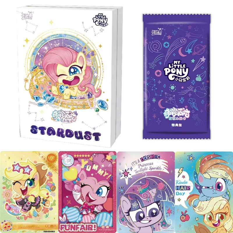KAYOU Genuine My Little Pony Cards Friendship Forever Card The Zodiac Stardust Card Cute Party Anime Collectible Card Toys Gifts
KAYOU Genuine My Little Pony Cards Friendship Forever Card The Zodiac Stardust Card Cute Party Anime Collectible Card Toys Gifts