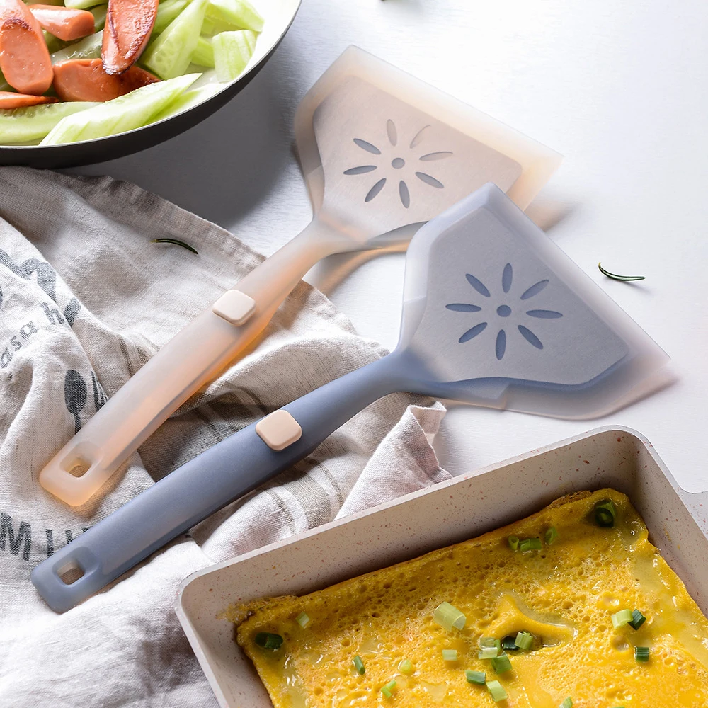 Silicone Spatula Cooking Utensils Beef Meat Egg Kitchen Scraper Wide Pizza Shovel Frying Non Stick Spatula Kitchenware Tools
Silicone Spatula Cooking Utensils Beef Meat Egg Kitchen Scraper Wide Pizza Shovel Frying Non Stick Spatula Kitchenware Tools