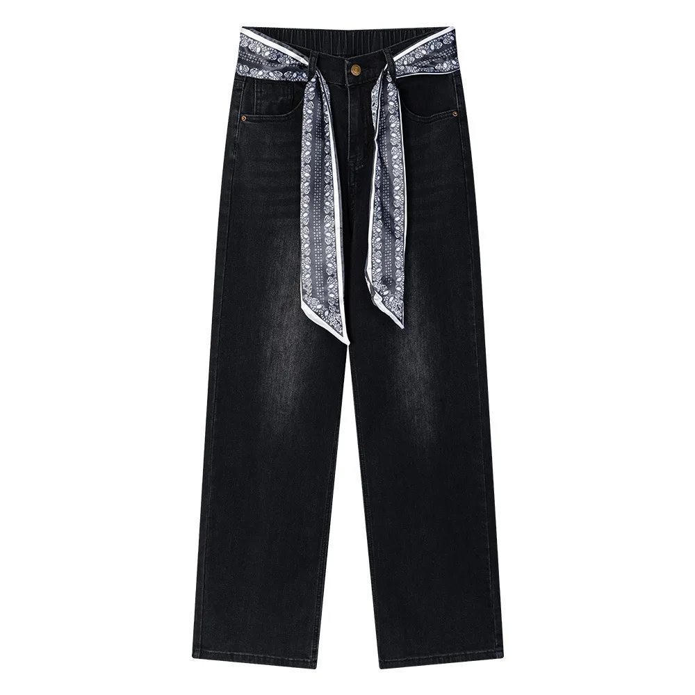 XXXXL модные женские прямые джинсы больших размеров, осень 202, шелковый пояс, растянутые джинсовые брюки полной длины с высокой талией 2536
XXXXL модные женские прямые джинсы больших размеров, осень 202, шелковый пояс, растянутые джинсовые брюки полной длины с высокой талией 2536