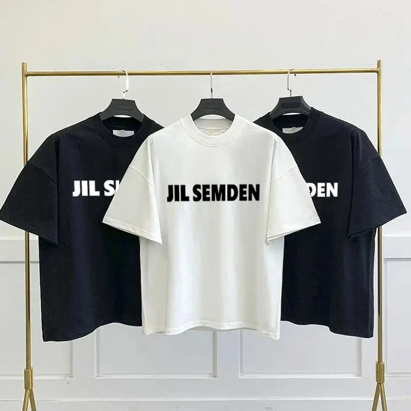 JIL brand men's and women's minimalist letter printing leisure sports 100% cotton T-shirt men's and women's short sleeves
JIL brand men's and women's minimalist letter printing leisure sports 100% cotton T-shirt men's and women's short sleeves