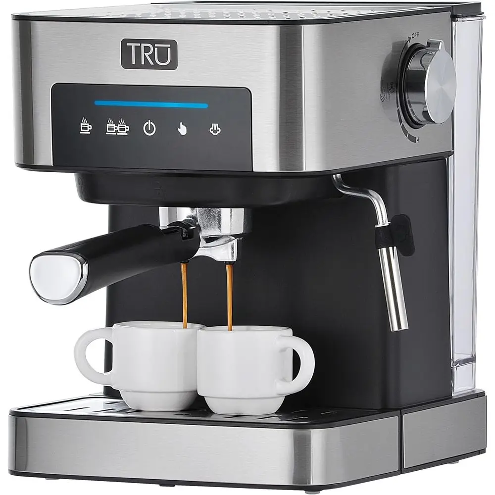 Touch Sn Maker - Automatic hine with Single & Double Shot Brew Settings - Comes with Steam Wand & Cup Warmer - Easy-to-Clean & M
Touch Sn Maker - Automatic hine with Single & Double Shot Brew Settings - Comes with Steam Wand & Cup Warmer - Easy-to-Clean & M