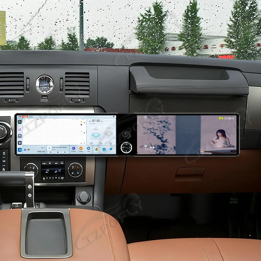 Dual 12.3 Inch Car Stereo for Hummer H2 2005-2012, Wireless Carplay & Android Auto GPS Navigation Touchscreen Radio
Dual 12.3 Inch Car Stereo for Hummer H2 2005-2012, Wireless Carplay & Android Auto GPS Navigation Touchscreen Radio