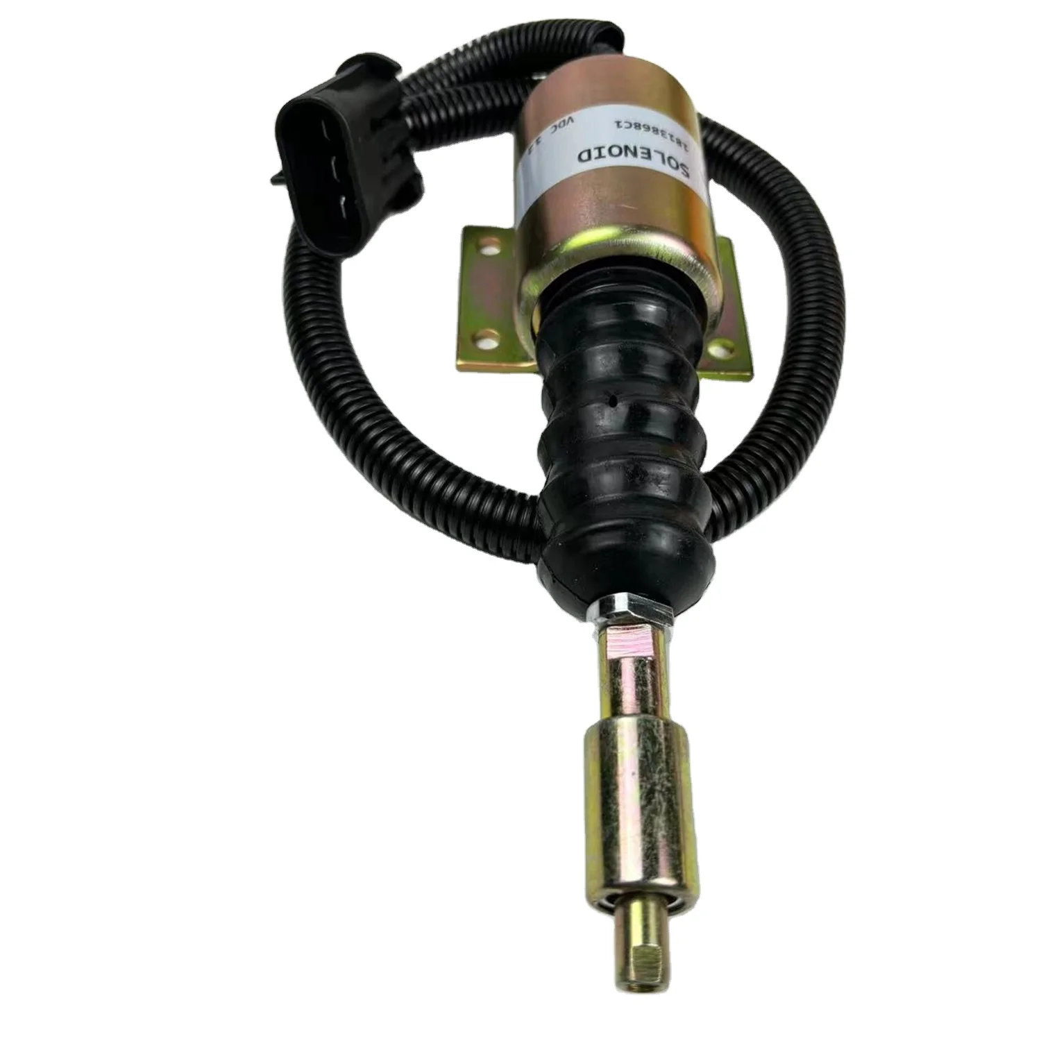 New 12V Fuel Injection Stop Solenoid Valve 1813868C1 for DT360 DT466 High Quality
New 12V Fuel Injection Stop Solenoid Valve 1813868C1 for DT360 DT466 High Quality