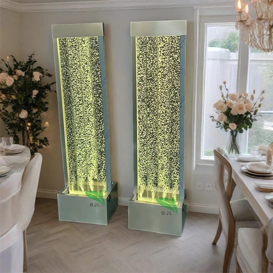 Customized Movable Partition Acrylic Water Bubble Wall Led Decorative Wall Panels with Stainless Steel Frame
Customized Movable Partition Acrylic Water Bubble Wall Led Decorative Wall Panels with Stainless Steel Frame