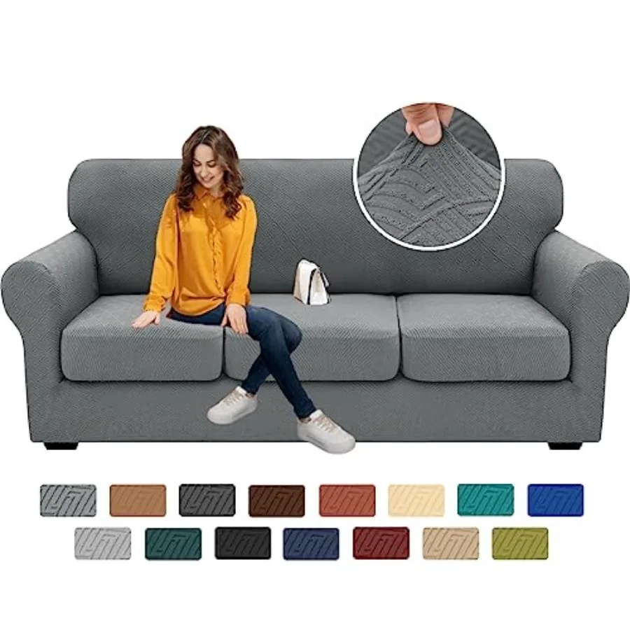 2026 New 4 Pieces Couch Covers for 3 Cushion Couch Super Stretch Thick Soft Sofa Cover Anti Slip Sofa Slipcover Dogs Cats Furni
2026 New 4 Pieces Couch Covers for 3 Cushion Couch Super Stretch Thick Soft Sofa Cover Anti Slip Sofa Slipcover Dogs Cats Furni