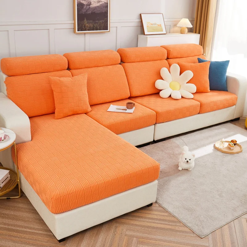 Knitted Elastic Sofa Cover All Seasons Universal Cushion Cover Living Room Sofa Cover Full Package Cover Cloth Anti-Cat Scratch
Knitted Elastic Sofa Cover All Seasons Universal Cushion Cover Living Room Sofa Cover Full Package Cover Cloth Anti-Cat Scratch